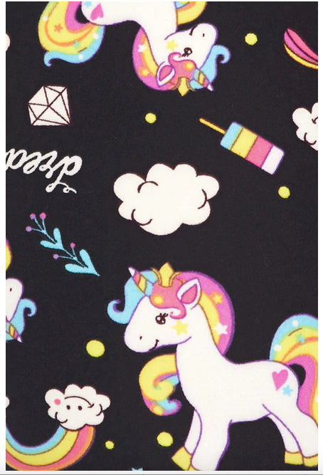 Buttery Soft Rainbow Unicorn Leggings