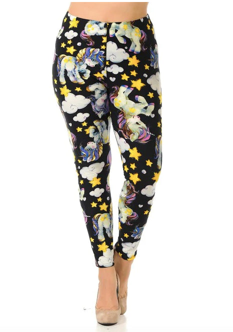 Soft Cutie Pie Baby Unicorn Leggings