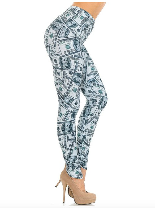 Raining Money Creamy Soft Leggings