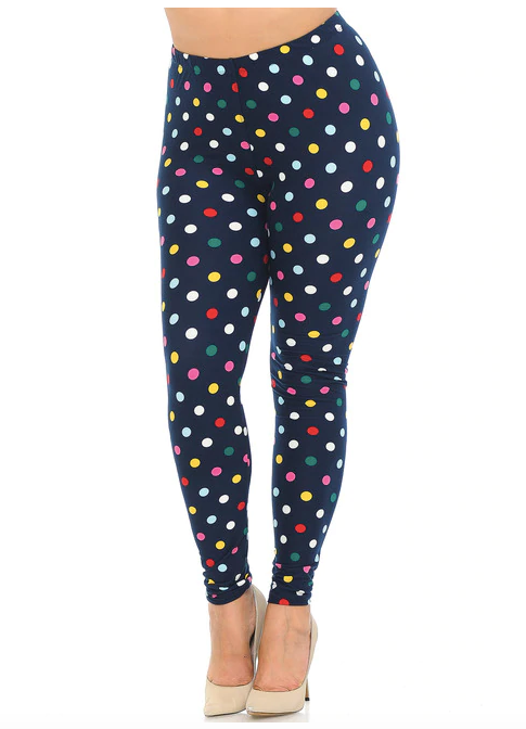 Colorful Polka Dot Leggings
