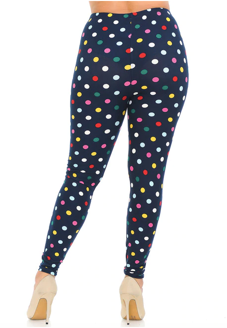 Colorful Polka Dot Leggings