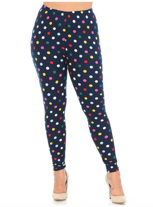 Colorful Polka Dot Leggings