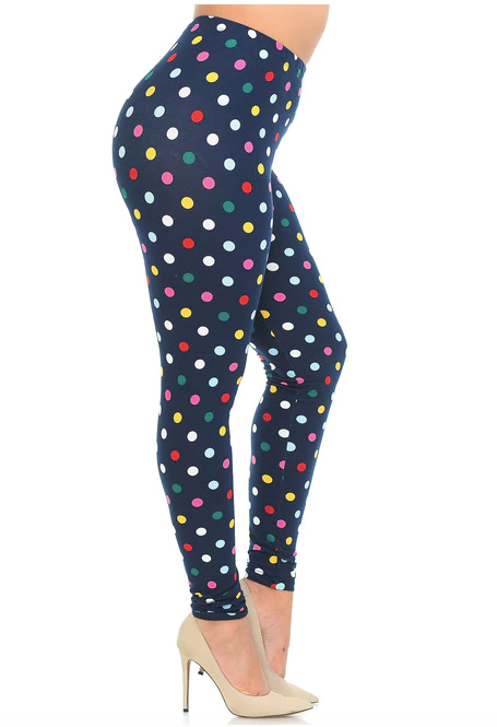 Colorful Polka Dot Leggings