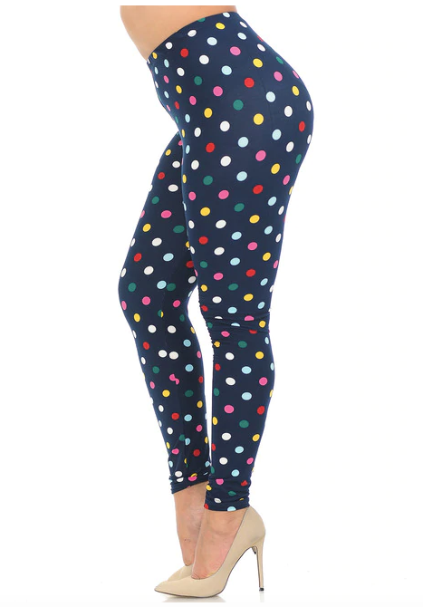 Colorful Polka Dot Leggings