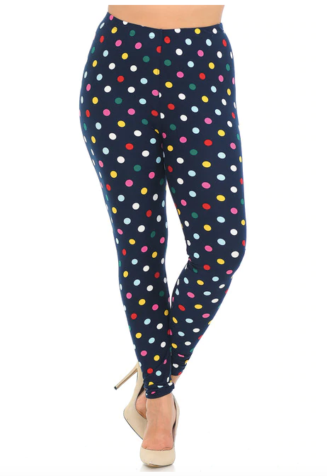 Colorful Polka Dot Leggings