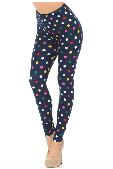 Colorful Polka Dot Leggings