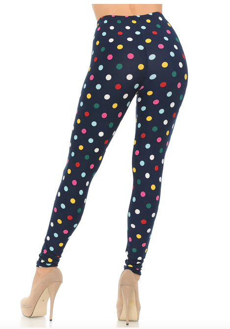 Colorful Polka Dot Leggings