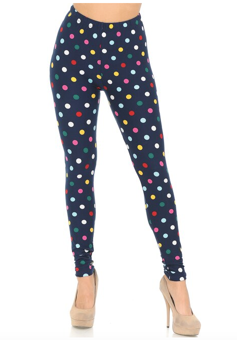 Colorful Polka Dot Leggings