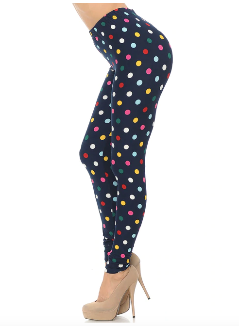Colorful Polka Dot Leggings
