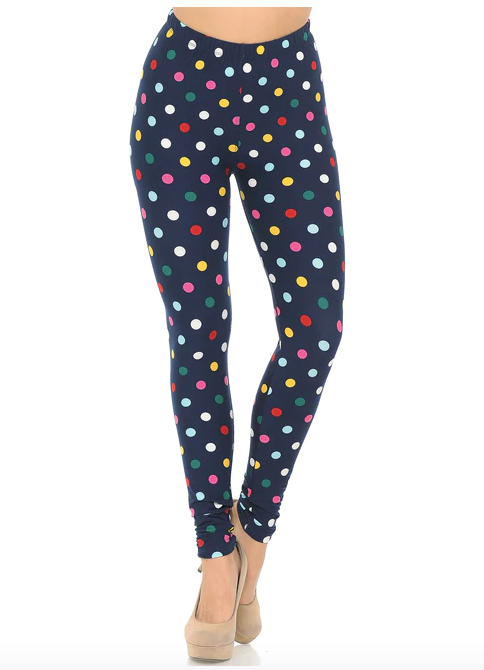 Colorful Polka Dot Leggings