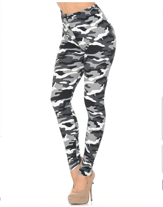 Camouflage Buttery Soft Brushed Leggings