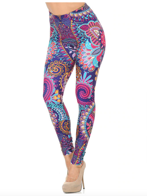 Mandala Flowers Leggings