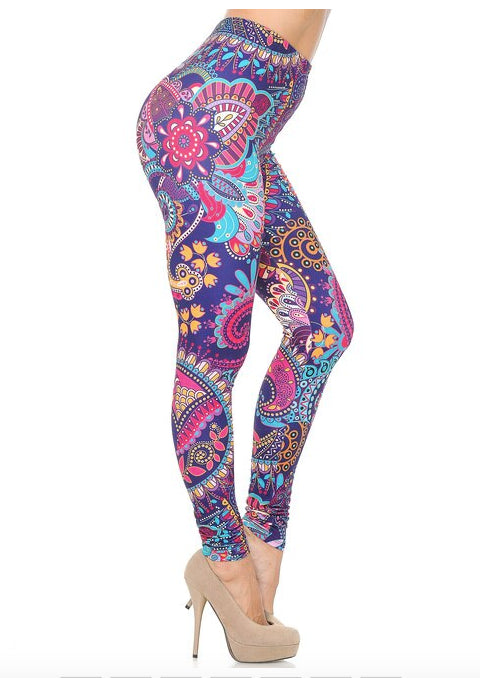 Mandala Flowers Leggings