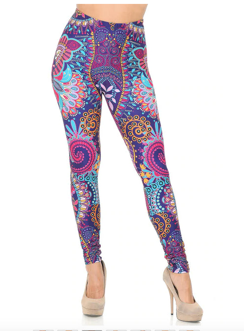 Mandala Flowers Leggings