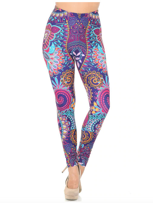 Mandala Flowers Leggings