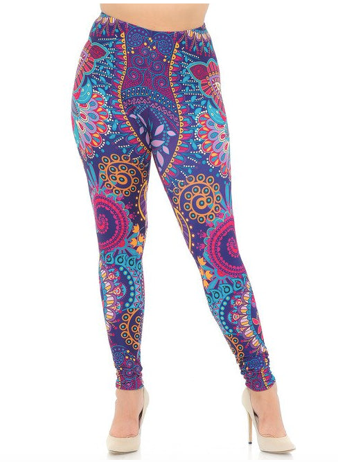 Mandala Flowers Leggings