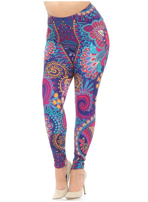 Mandala Flowers Leggings