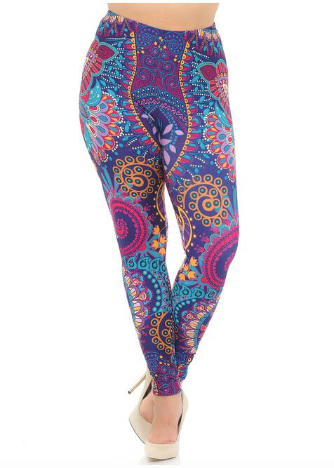 Mandala Flowers Leggings