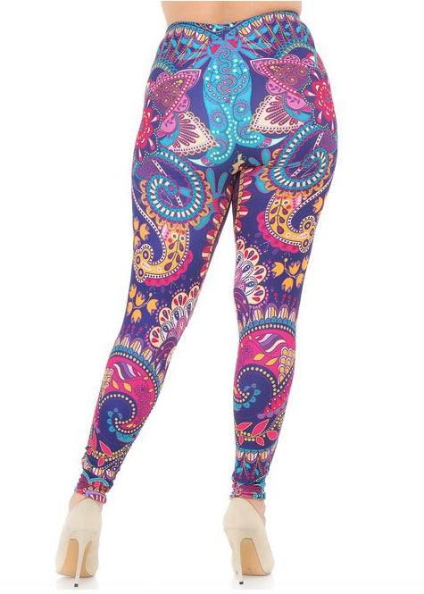 Mandala Flowers Leggings