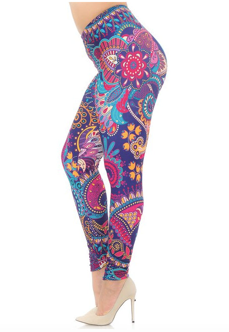 Mandala Flowers Leggings