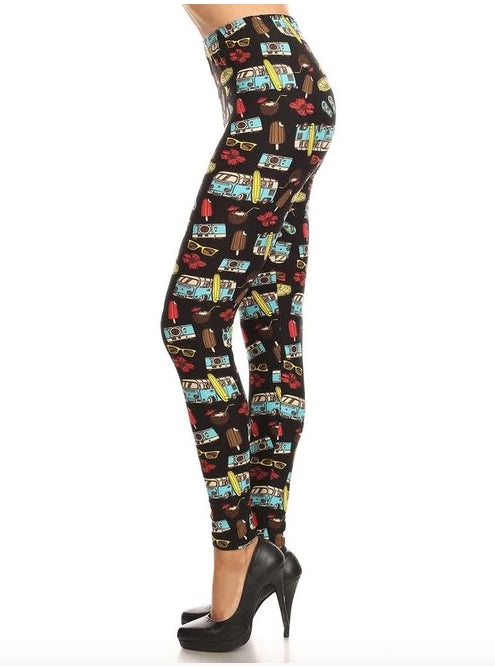 Hippy Van Summer Holiday Leggings - LIMITED EDITION