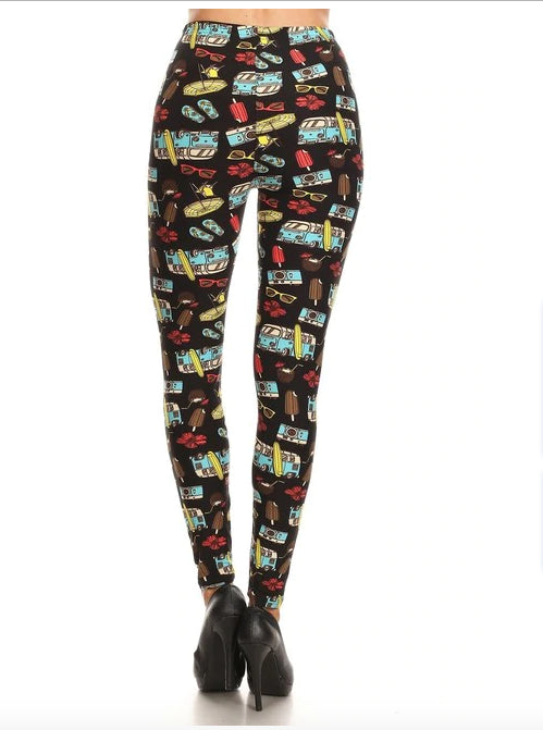 Hippy Van Summer Holiday Leggings - LIMITED EDITION