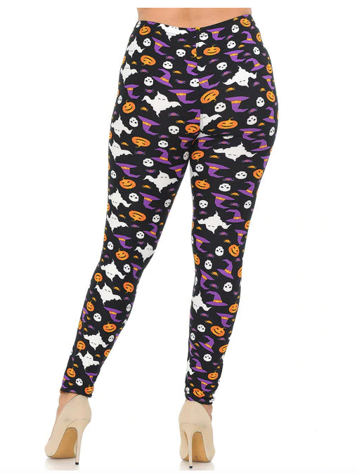 Soft Trick or Treat Halloween Soft Leggings