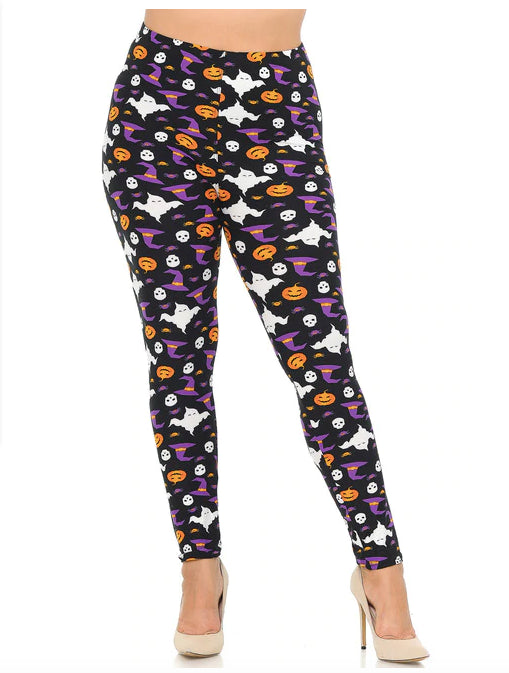 Soft Trick or Treat Halloween Soft Leggings