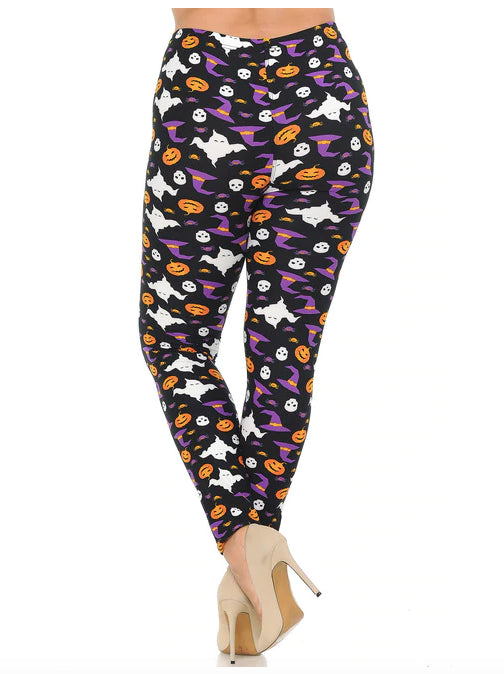 Soft Trick or Treat Halloween Soft Leggings