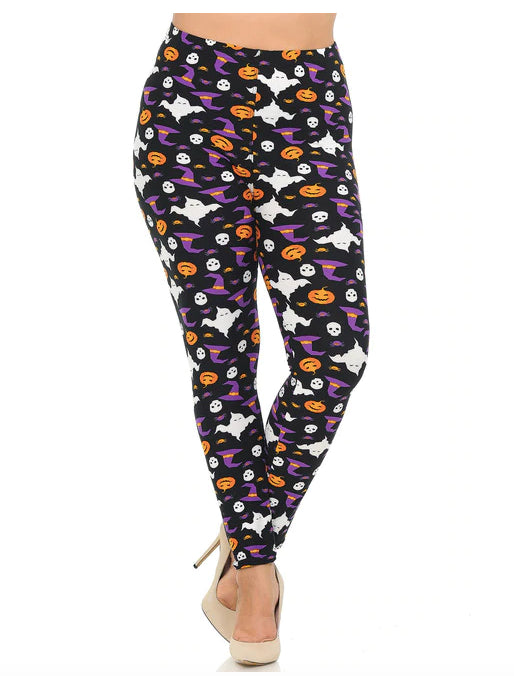 Soft Trick or Treat Halloween Soft Leggings