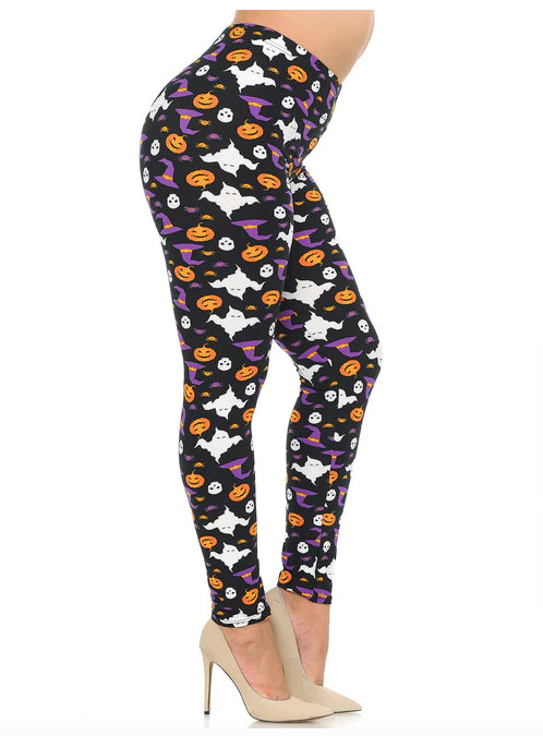 Soft Trick or Treat Halloween Soft Leggings