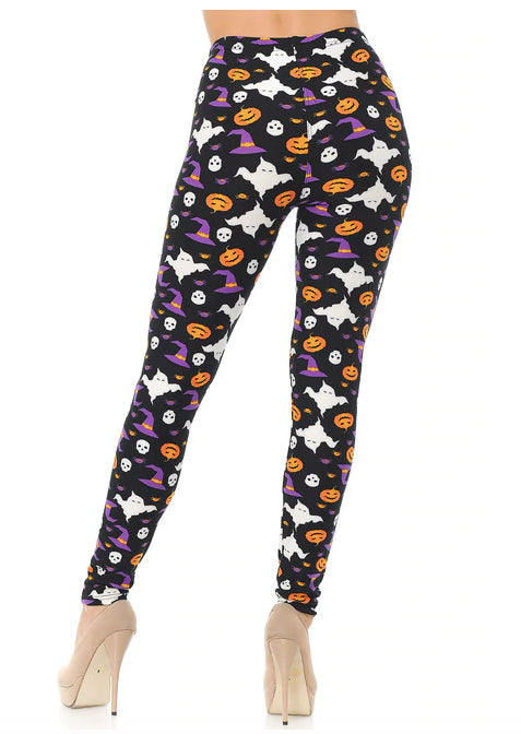 Soft Trick or Treat Halloween Soft Leggings