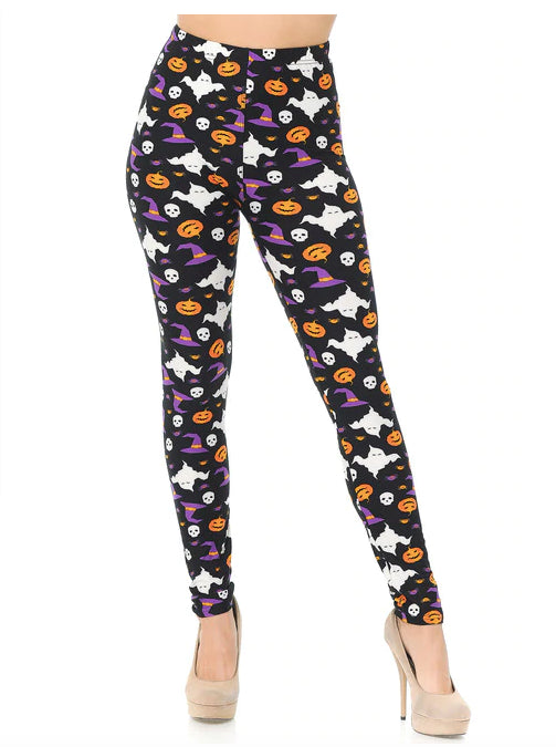 Soft Trick or Treat Halloween Soft Leggings