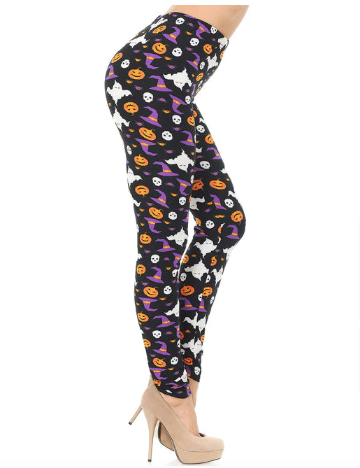 Soft Trick or Treat Halloween Soft Leggings