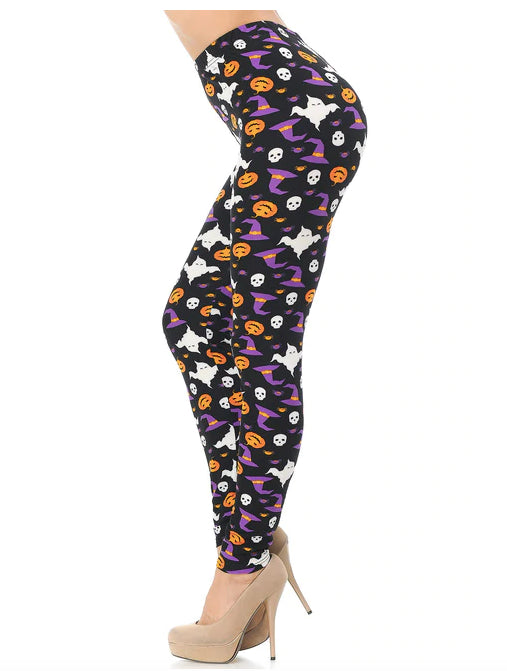 Soft Trick or Treat Halloween Soft Leggings