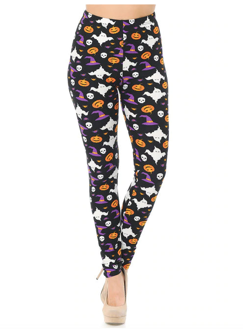 Soft Trick or Treat Halloween Soft Leggings