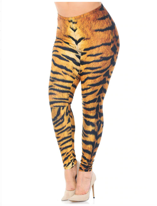 Tiger Print Creamy Soft Leggings