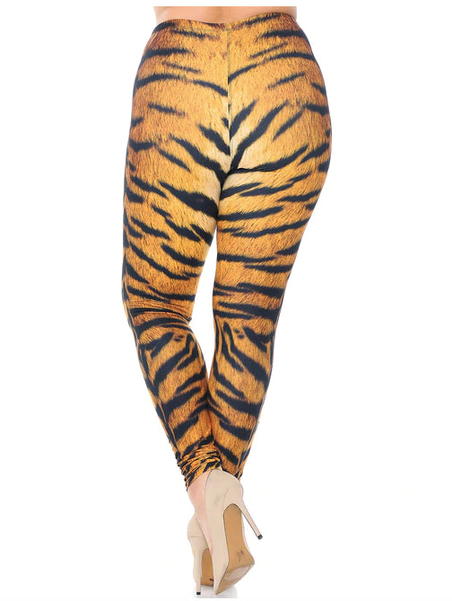 Tiger Print Creamy Soft Leggings