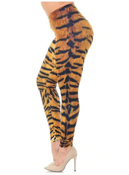 Tiger Print Creamy Soft Leggings