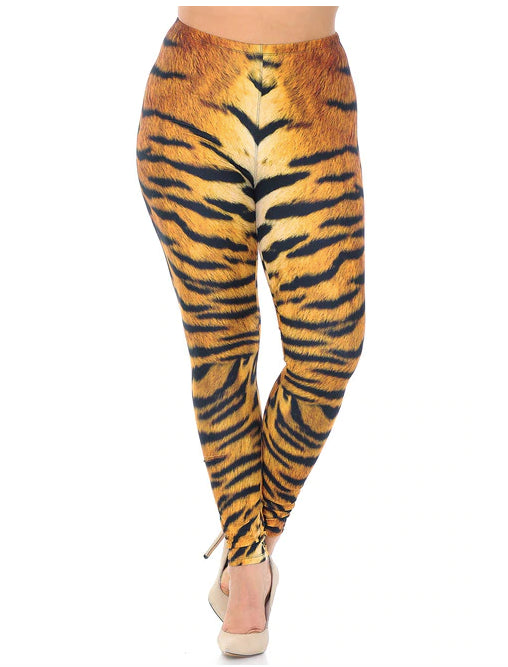 Tiger Print Creamy Soft Leggings