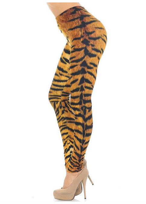 Tiger Print Creamy Soft Leggings