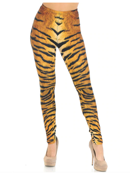 Tiger Print Creamy Soft Leggings