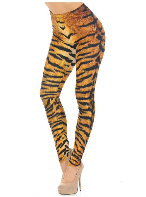 Tiger Print Creamy Soft Leggings