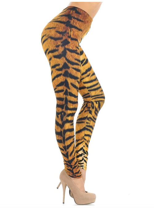 Tiger Print Creamy Soft Leggings