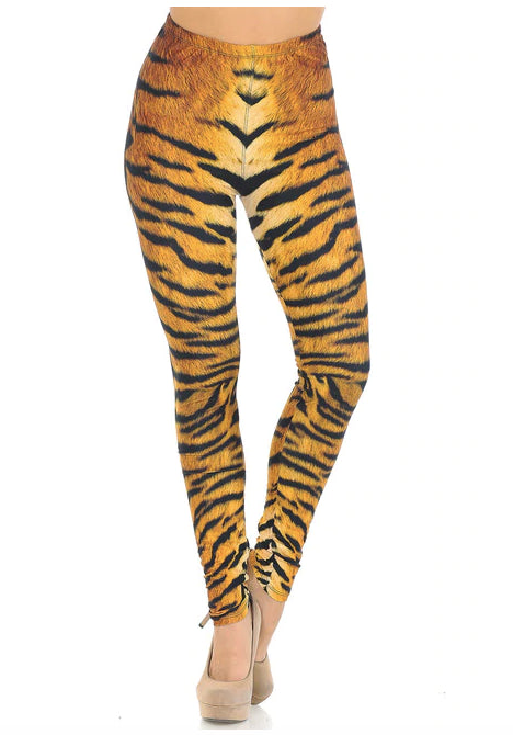 Tiger Print Creamy Soft Leggings