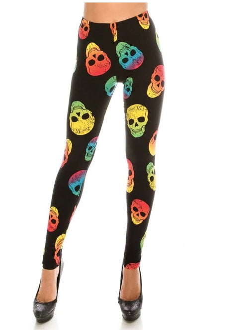 Chroma Skull Buttery Soft Leggings