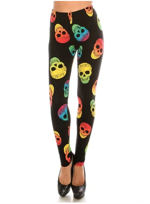 Chroma Skull Buttery Soft Leggings