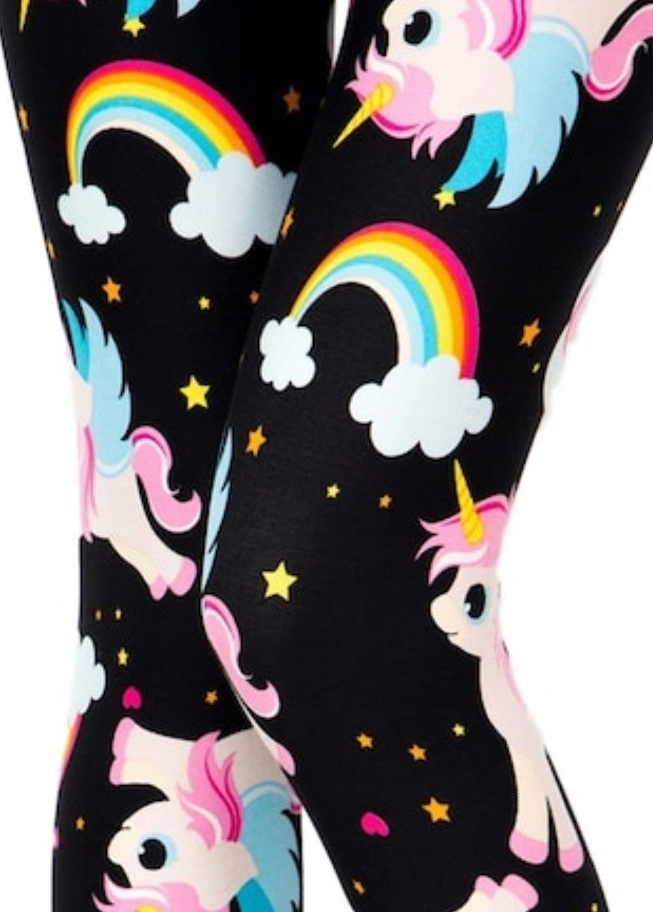 Cute Baby Unicorn Buttery Soft Brushed Leggings