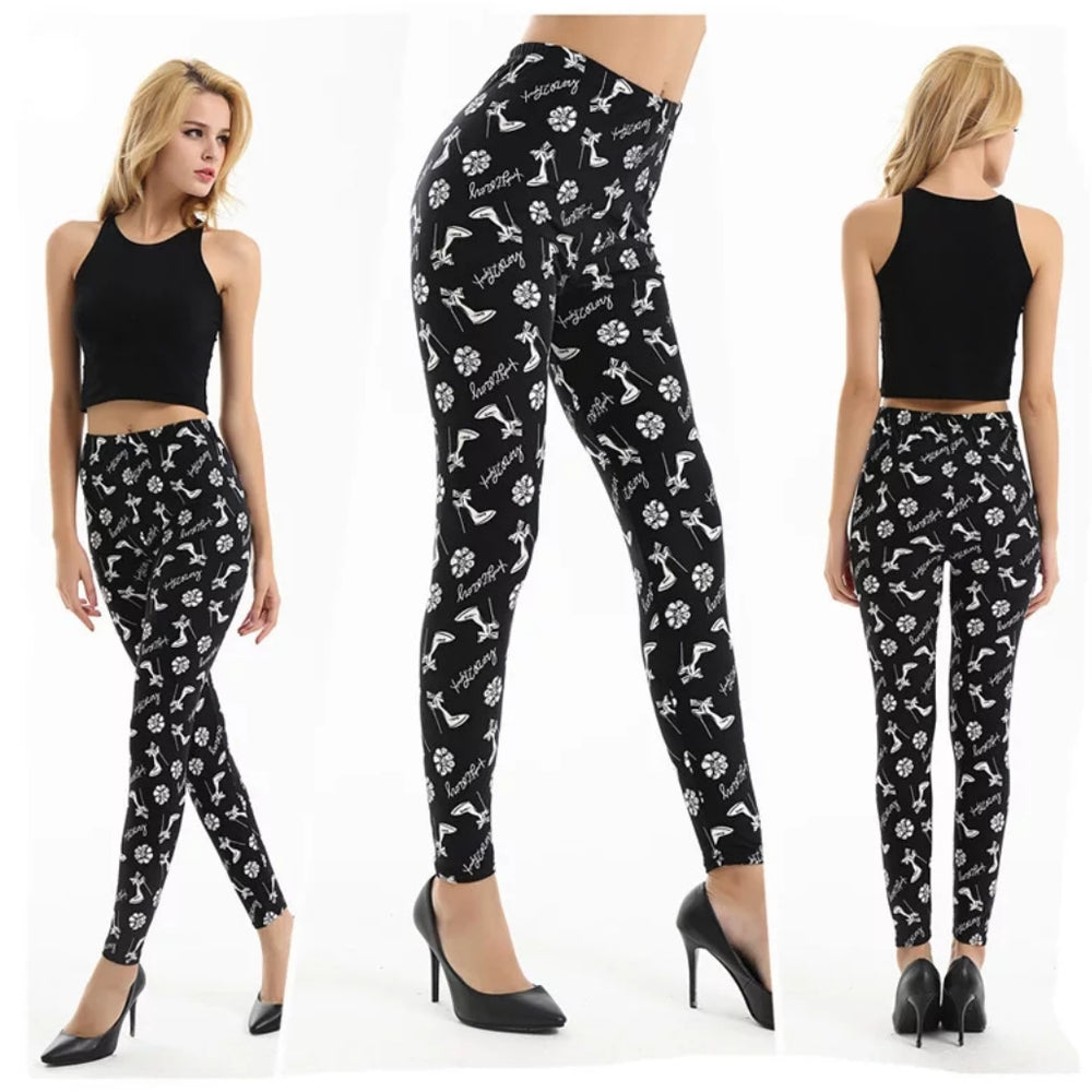 Heels & Flowers Buttery Soft Brushed Leggings