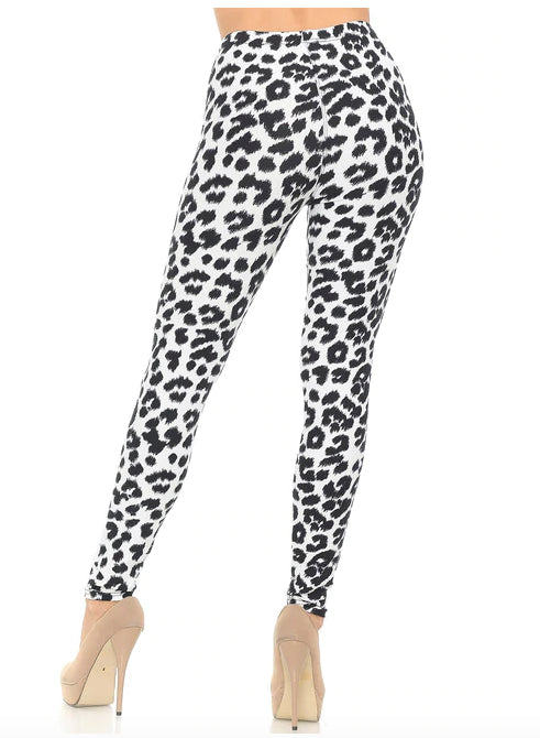 Ivory Spotted Leopard Super Soft Leggings